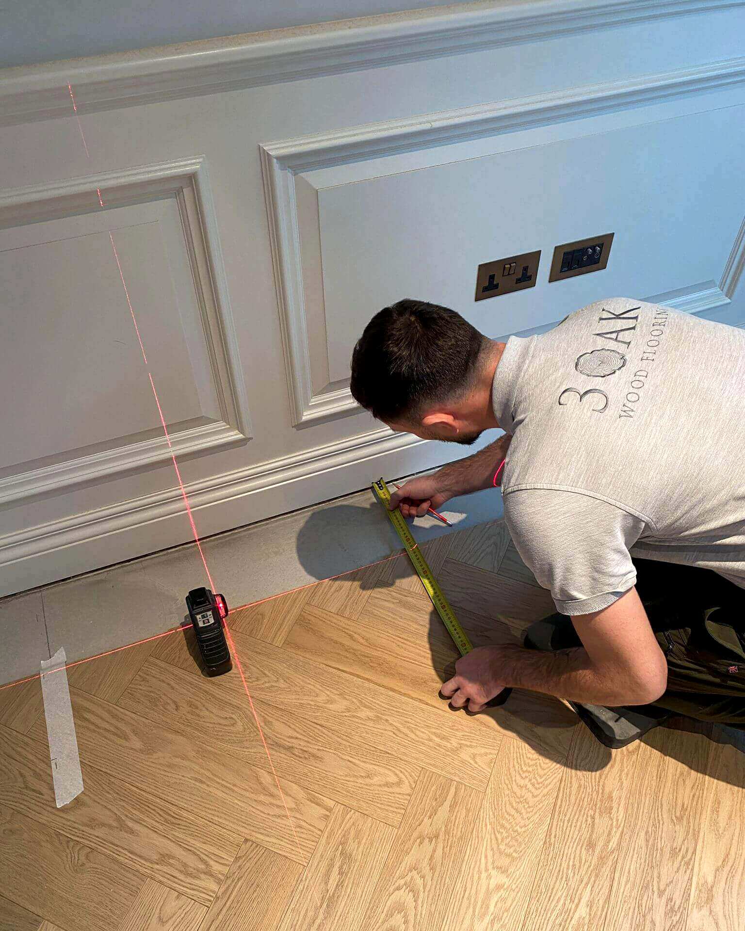 Herringbone Floor Fitting