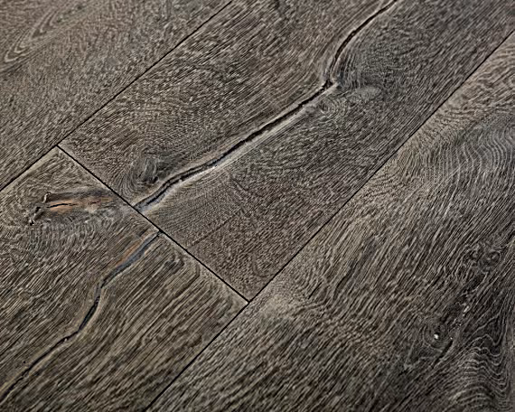 Antique Grey Oak Planks Engineered Floor 