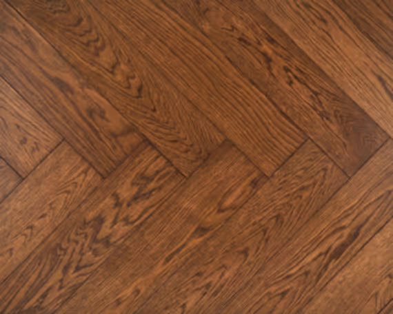 Amber Blaze Herringbone Engineered Floor 
