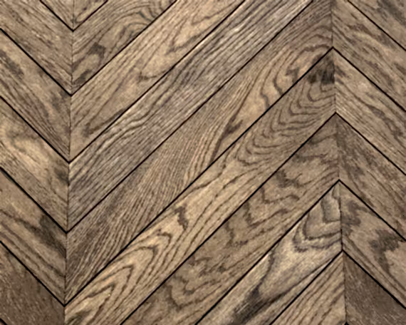Charcoal Chevron Engineered Floor 
