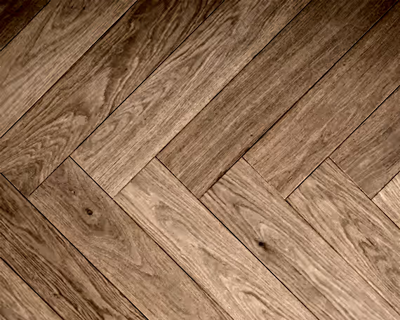Clear Transparent Herringbone Engineered Floor 