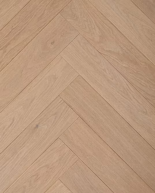 Clear Transparent Herringbone Engineered Flooring Product