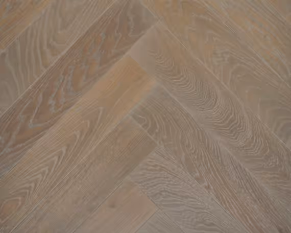 Fumed Grey Stone Herringbone Engineered Floor 