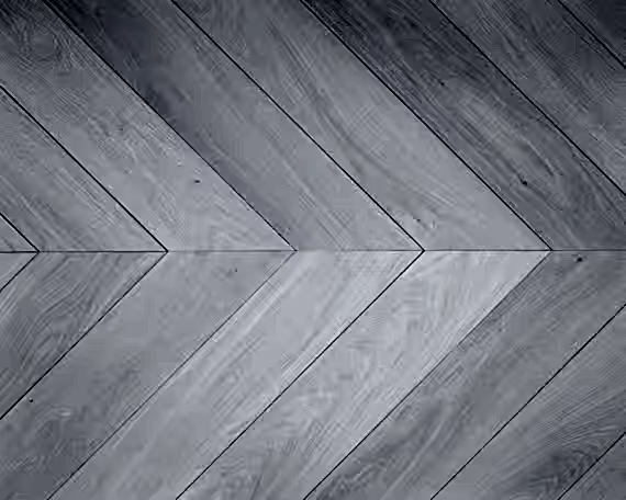 Ice White Chevron Engineered Floor 