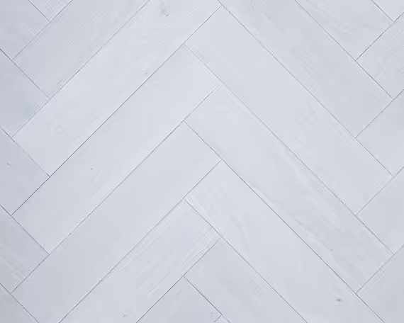 Ice White Herringbone Engineered Floor 