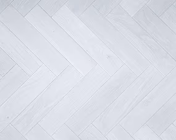 Ice White Herringbone Engineered Floor 