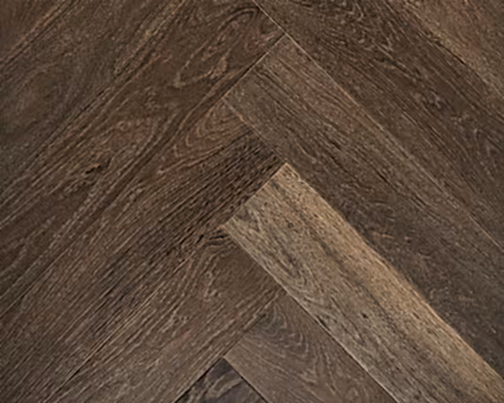 Truffle Oak Herringbone Engineered Floor 