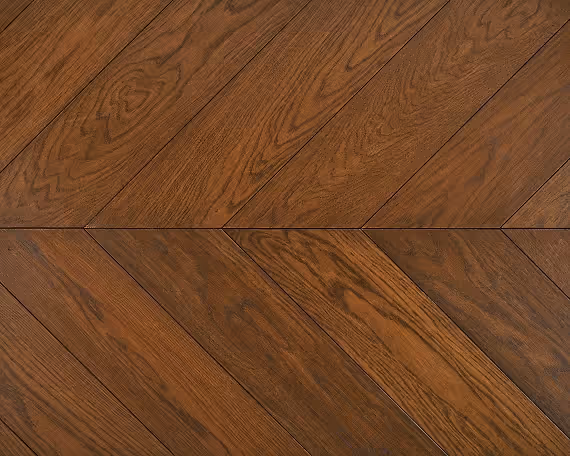 Dark Walnut Chevron Engineered Floor 