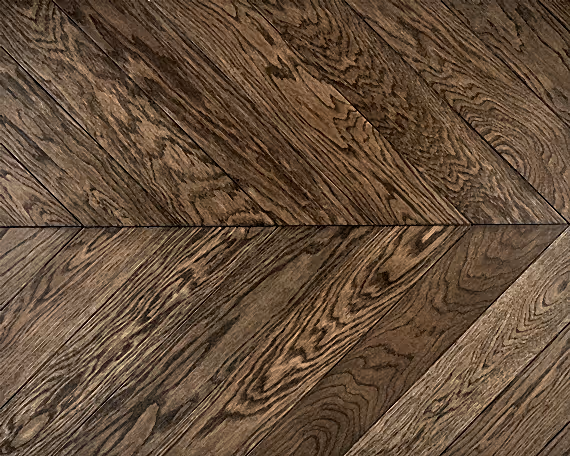 Charcoal Chevron Engineered Floor 