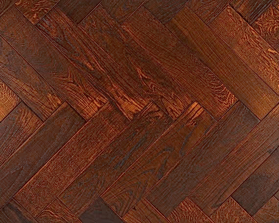 Cherry Smoke Herringbone Bandsawn Engineered Floor 