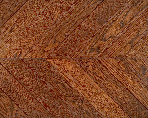Cherry Smoke Chevron Engineered Floor 