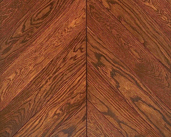Cherry Smoke Chevron Engineered Floor 