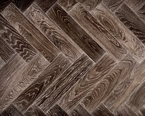 Smokey Grey Herringbone Engineered Floor 